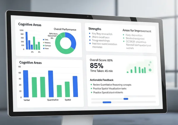 Detailed score analysis report with strengths and weaknesses