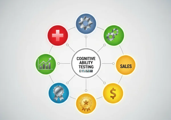 Infographic of industries using Wonderlic cognitive tests