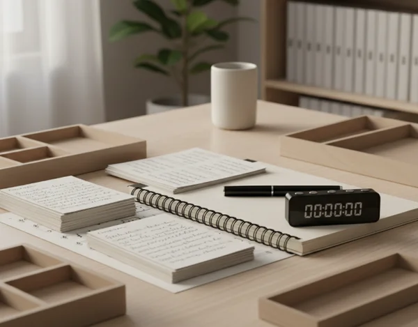 Quiet practice review before retesting