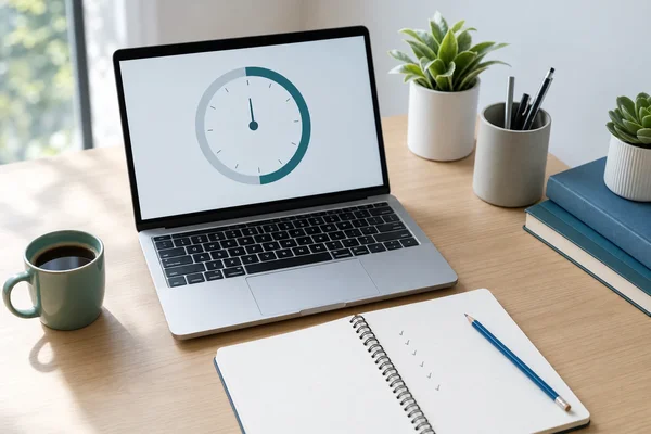 Timed Wonderlic practice desk