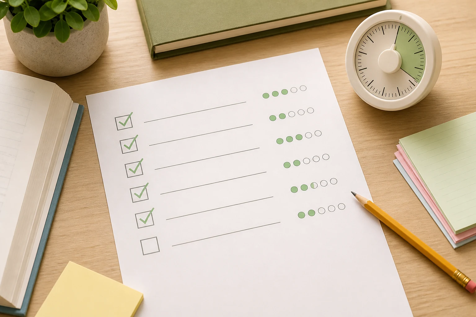 Practice review checklist