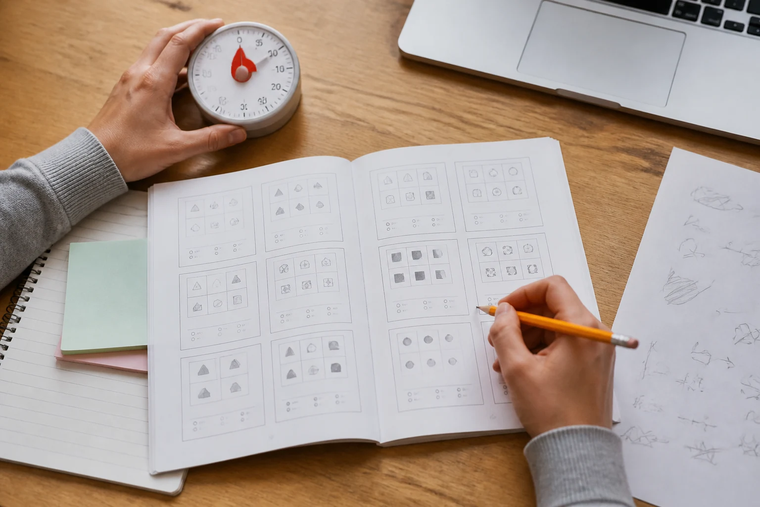Timed reasoning practice