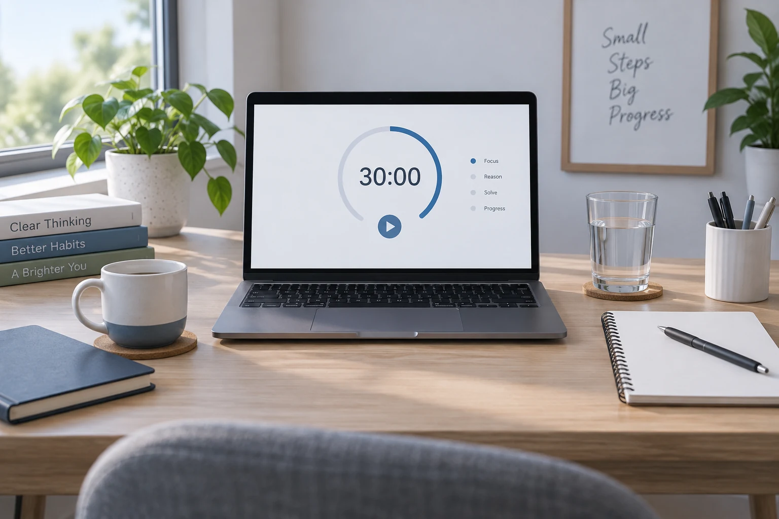 Timed online assessment setup